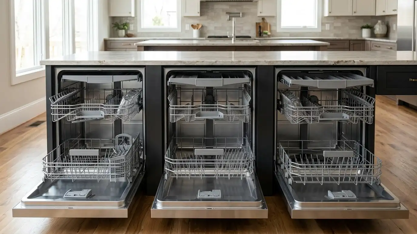 Dishwasher Types and Features Compared | Music City Appliance Repairs Dishwasher Types and Features Compared in Nashville and Middle Tennessee